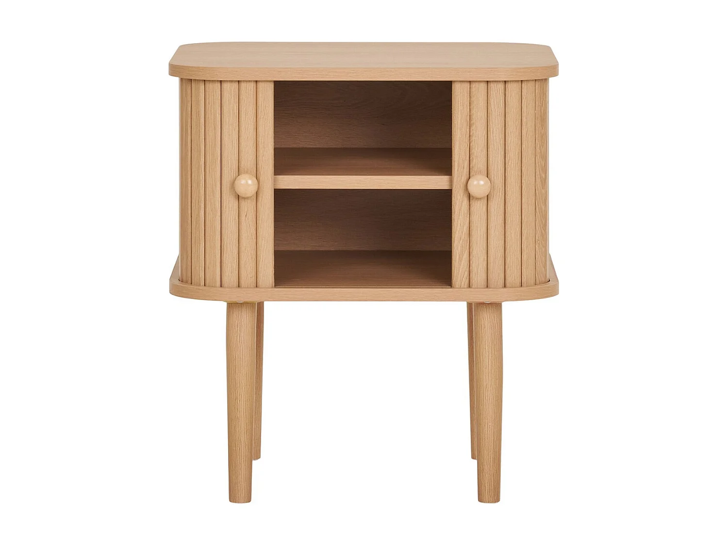 Table de Chevet Nikko, Marron, 40x45x50,5 cm, Seven Design