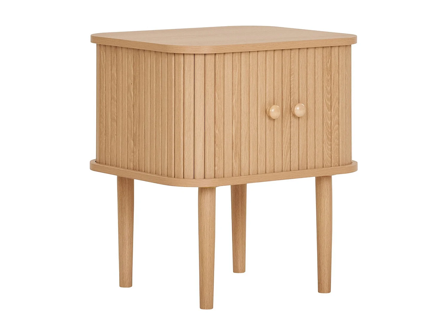 Table de Chevet Nikko, Marron, 40x45x50,5 cm, Seven Design