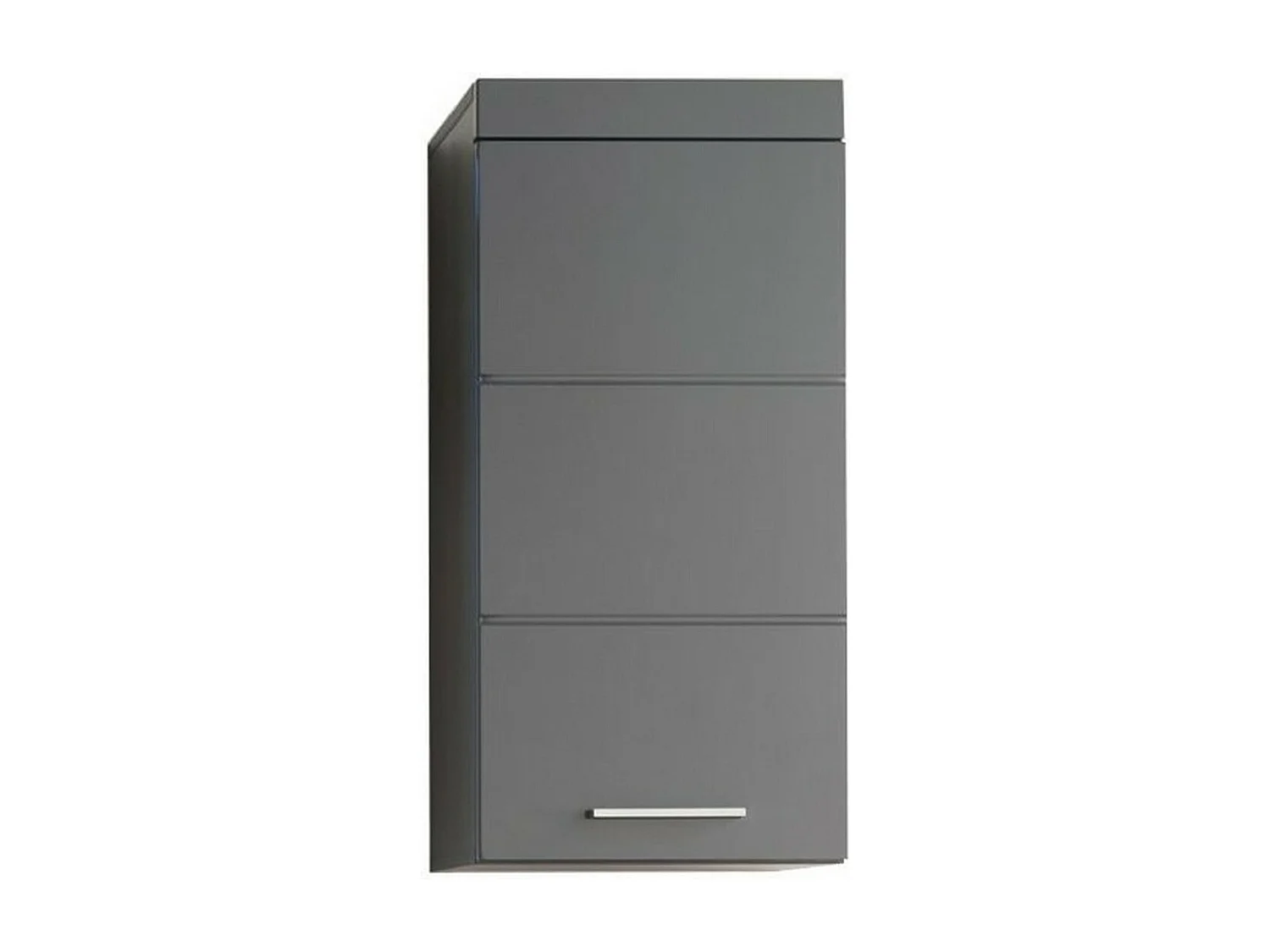 Armoire Murale de Salle de Bain Amanda, Gris, 37x23x77 cm, Seven Design