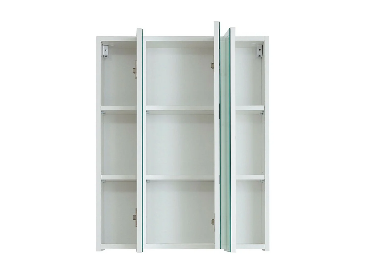 Pensile Bagno con Specchio Monte, Bianco, 60x74x18 cm, EPIKASA