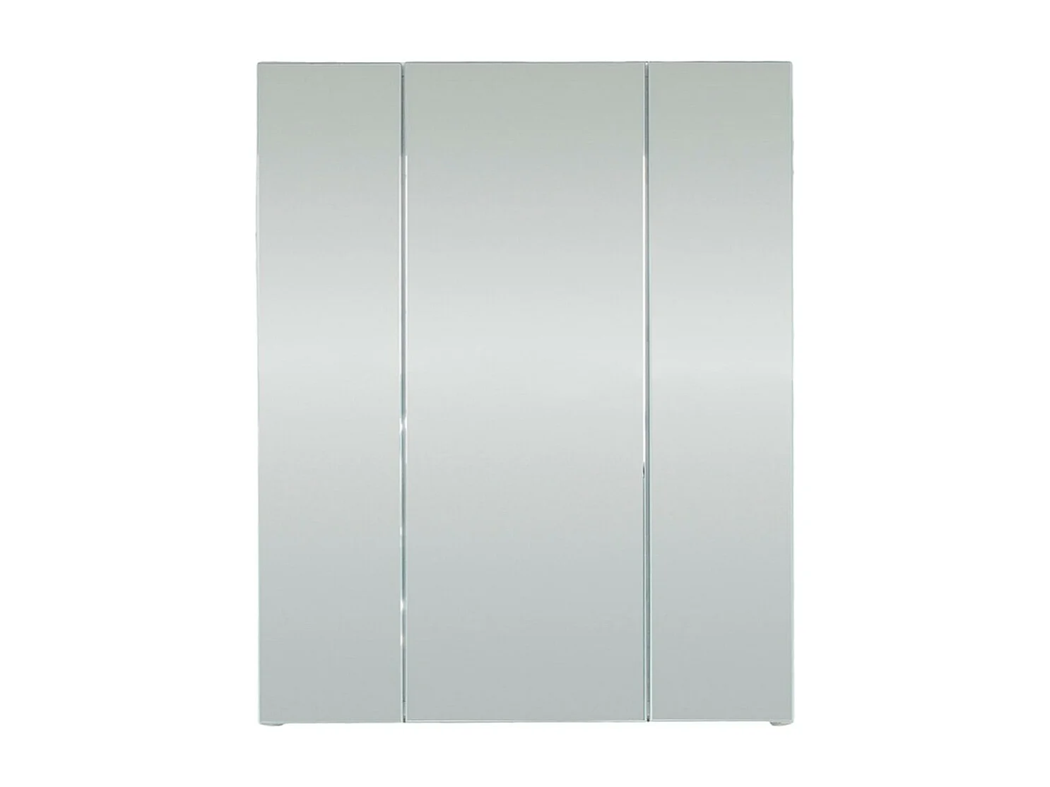 Armoire Murale de Salle de Bain avec Miroir Monte, Blanc, 60x18x74 cm, Seven Design