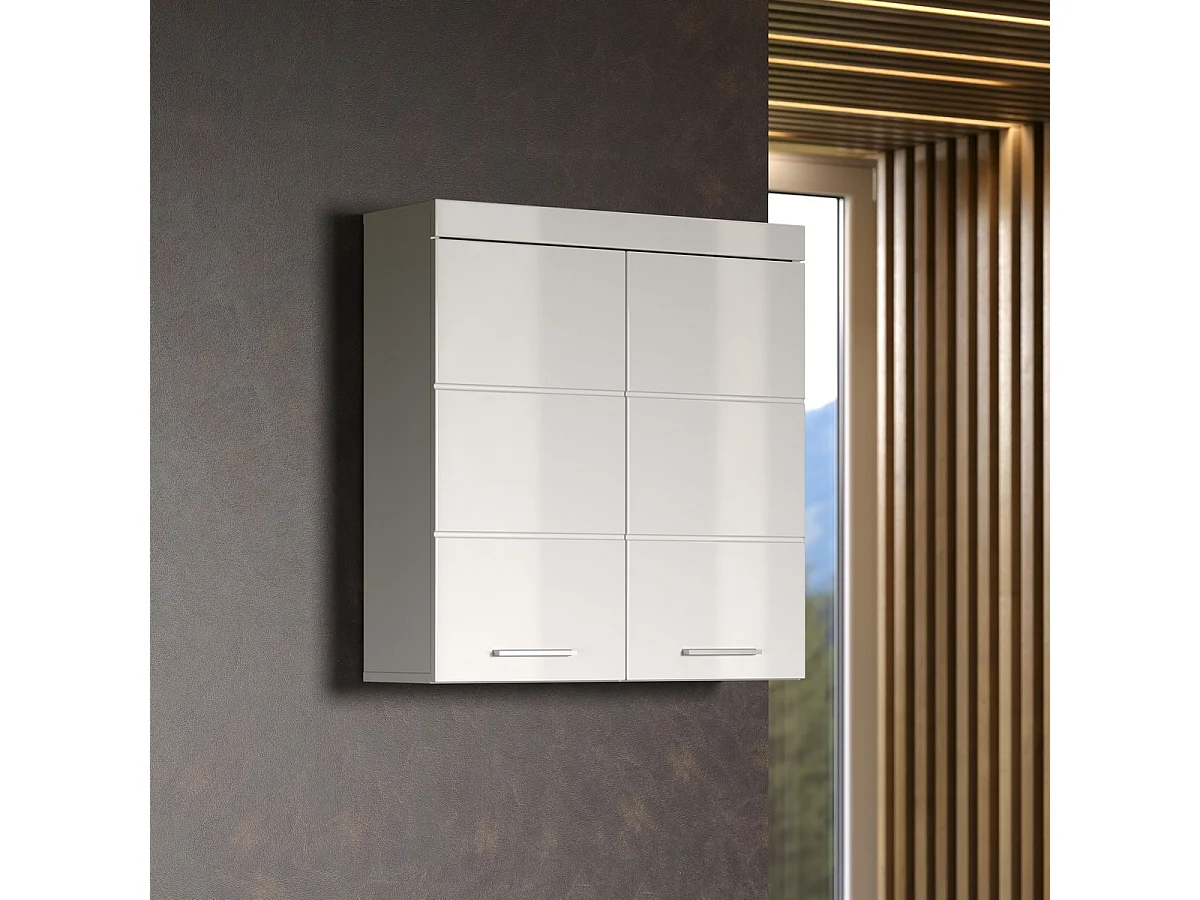 Pensile Bagno Amanda, Bianco, 73x77x23 cm, EPIKASA