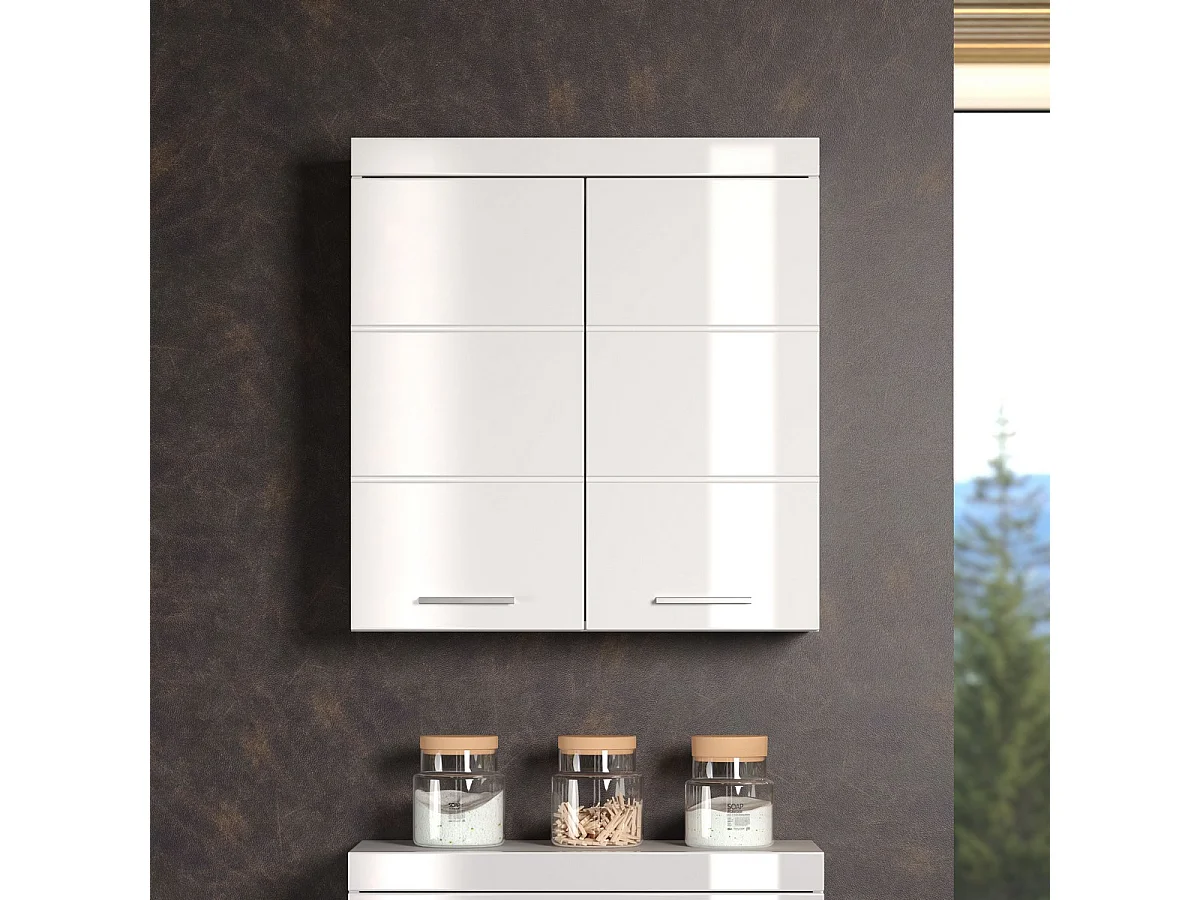 Pensile Bagno Amanda, Bianco, 73x77x23 cm, EPIKASA