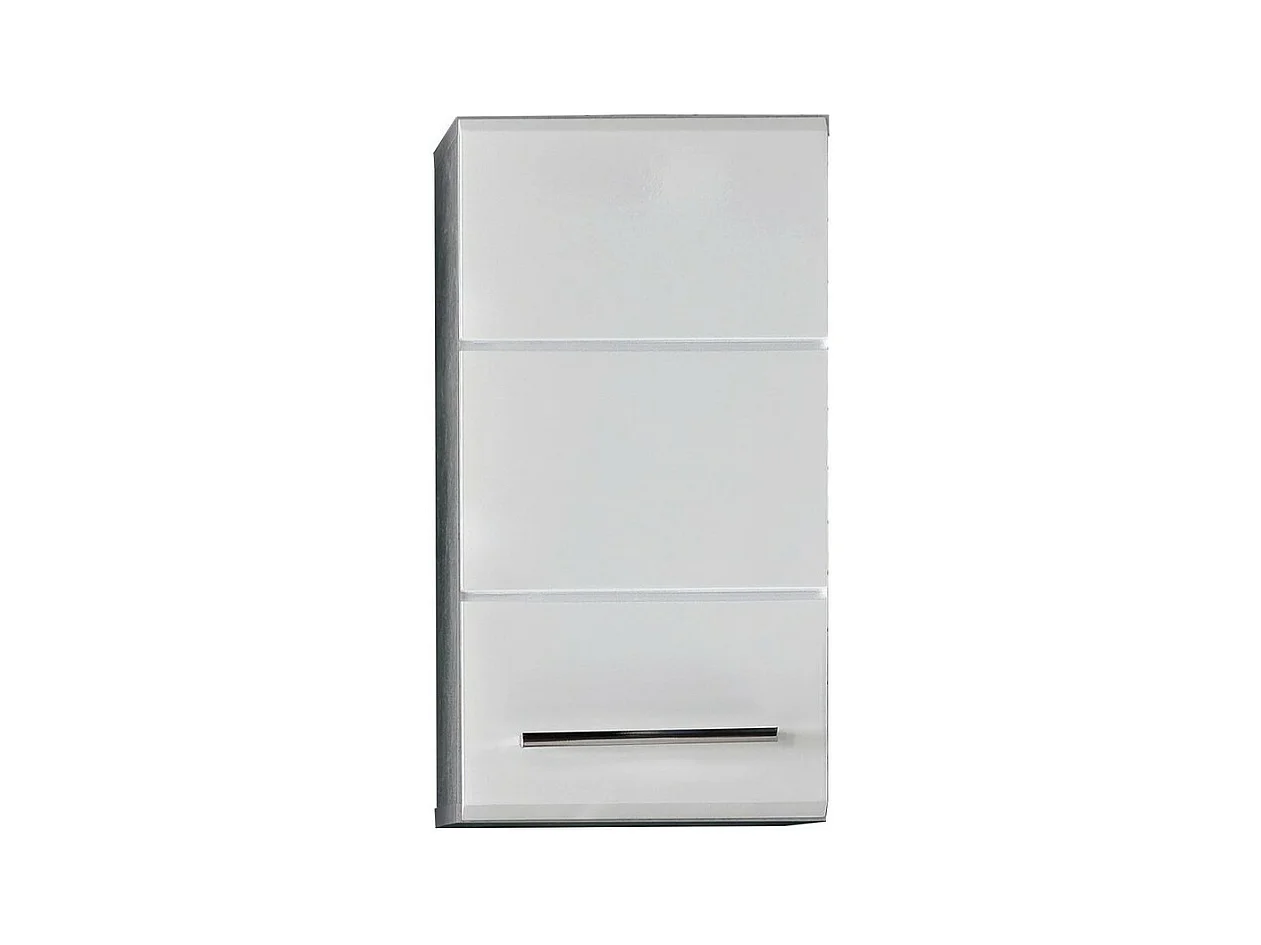 Armoire Murale de Salle de Bain Nano, Blanc, 32x61x21 cm, EPIKASA