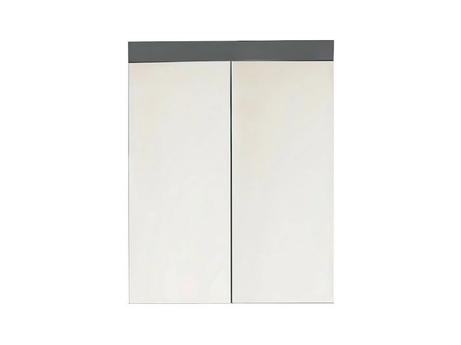 Armoire Murale de Salle de Bain avec Miroir Amanda, Blanc, 60x77x17 cm, EPIKASA