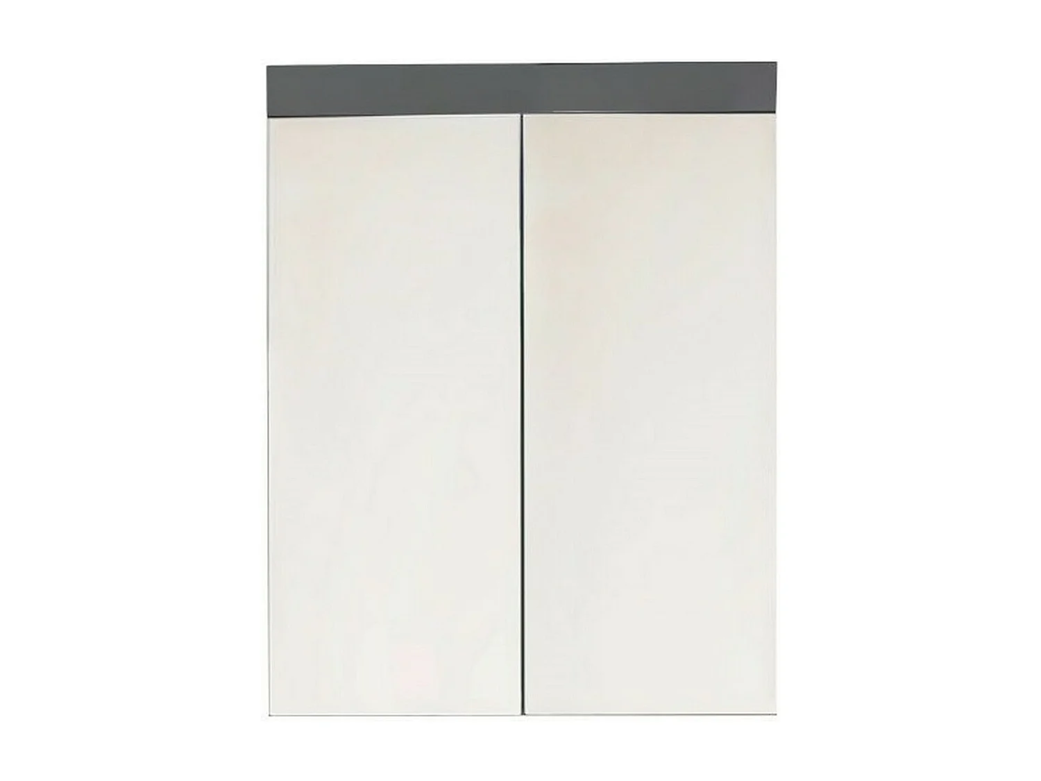 Armoire Murale de Salle de Bain avec Miroir Amanda 6, Blanc, 60x17x77 cm, Seven Design