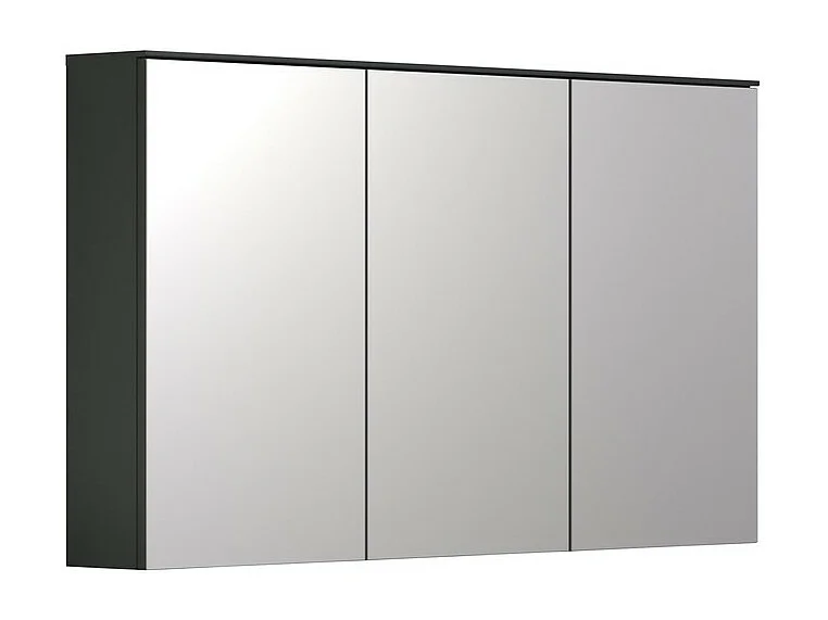 Armoire Murale de Salle de Bain avec Miroir Synnax, Anthracite, 120x17x70 cm, Seven Design