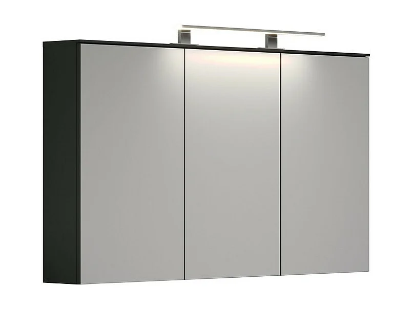 Armoire Murale de Salle de Bain avec Miroir Synnax, Anthracite, 120x17x70 cm, Seven Design