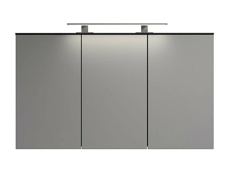 Armoire Murale de Salle de Bain avec Miroir Synnax, Anthracite, 120x17x70 cm, Seven Design