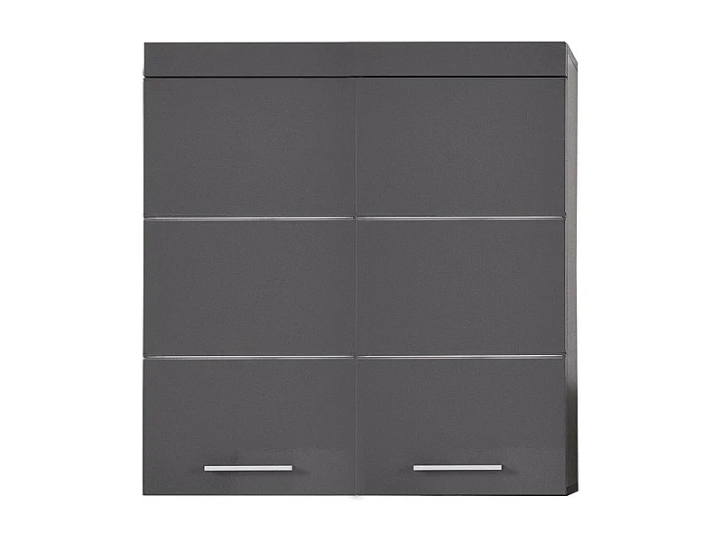 Pensile Bagno Amanda, Grigio, 73x77x23 cm, EPIKASA