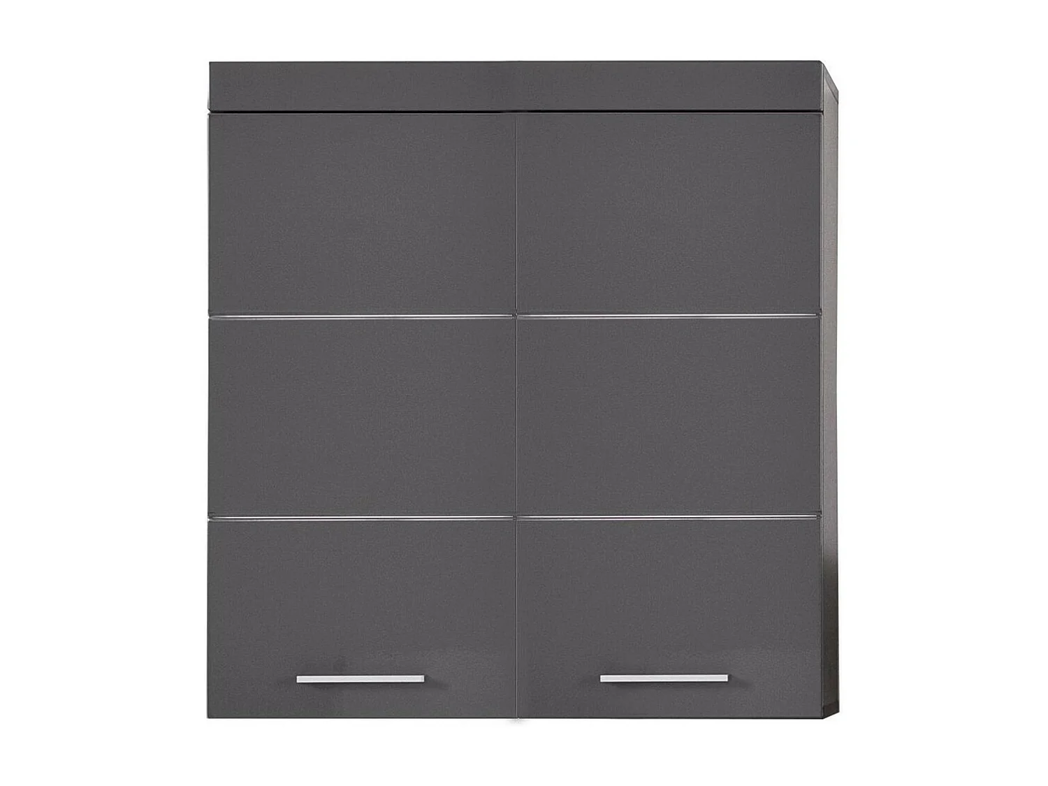 Pensile Bagno Amanda, Grigio, 73x77x23 cm, EPIKASA