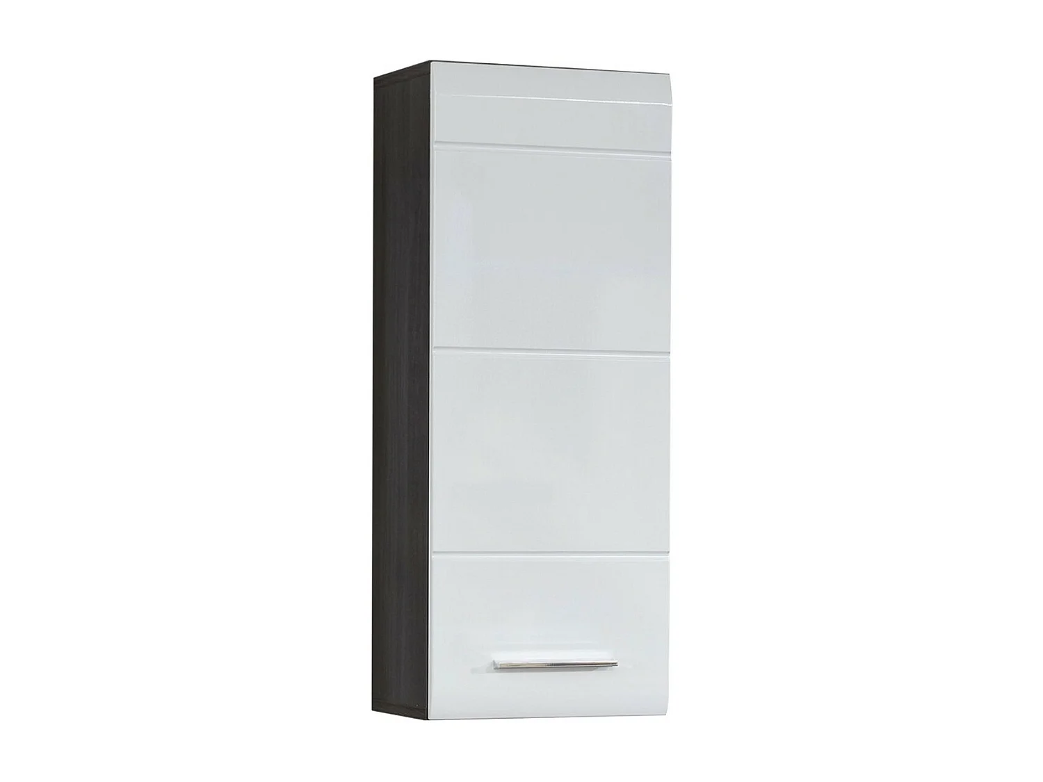Armoire Murale de Salle de Bain Line, Blanc, 30x24x77 cm, Seven Design