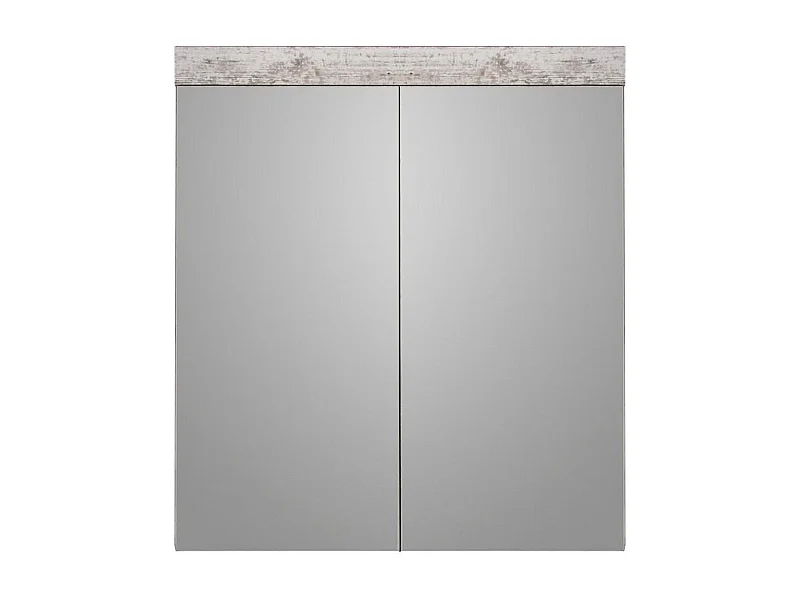 Armoire Murale de Salle de Bain avec Miroir Boom, Marron, 72x79x17 cm, EPIKASA