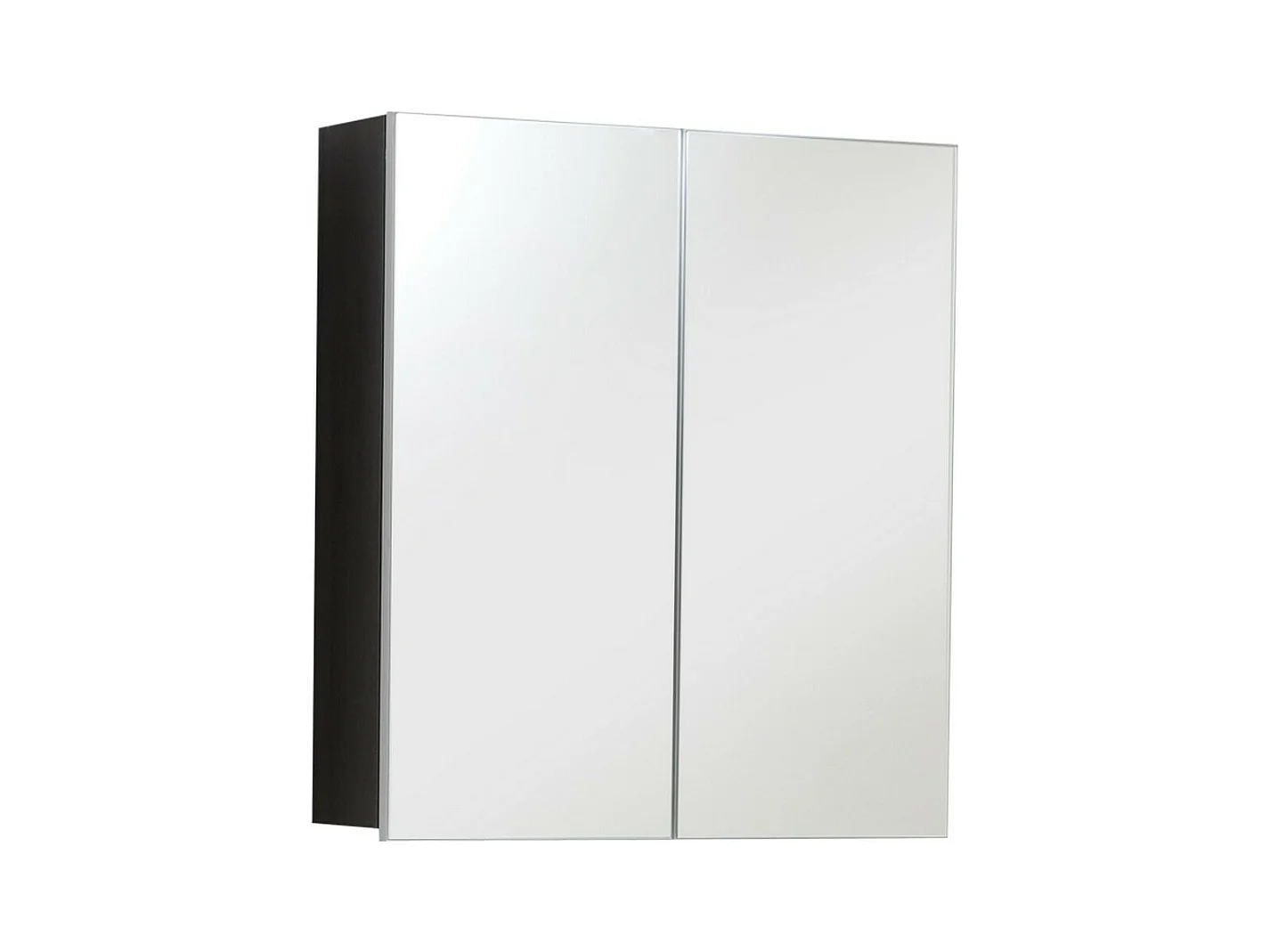 Armoire Murale de Salle de Bain avec Miroir Line, Blanc, 60x67x18 cm, EPIKASA