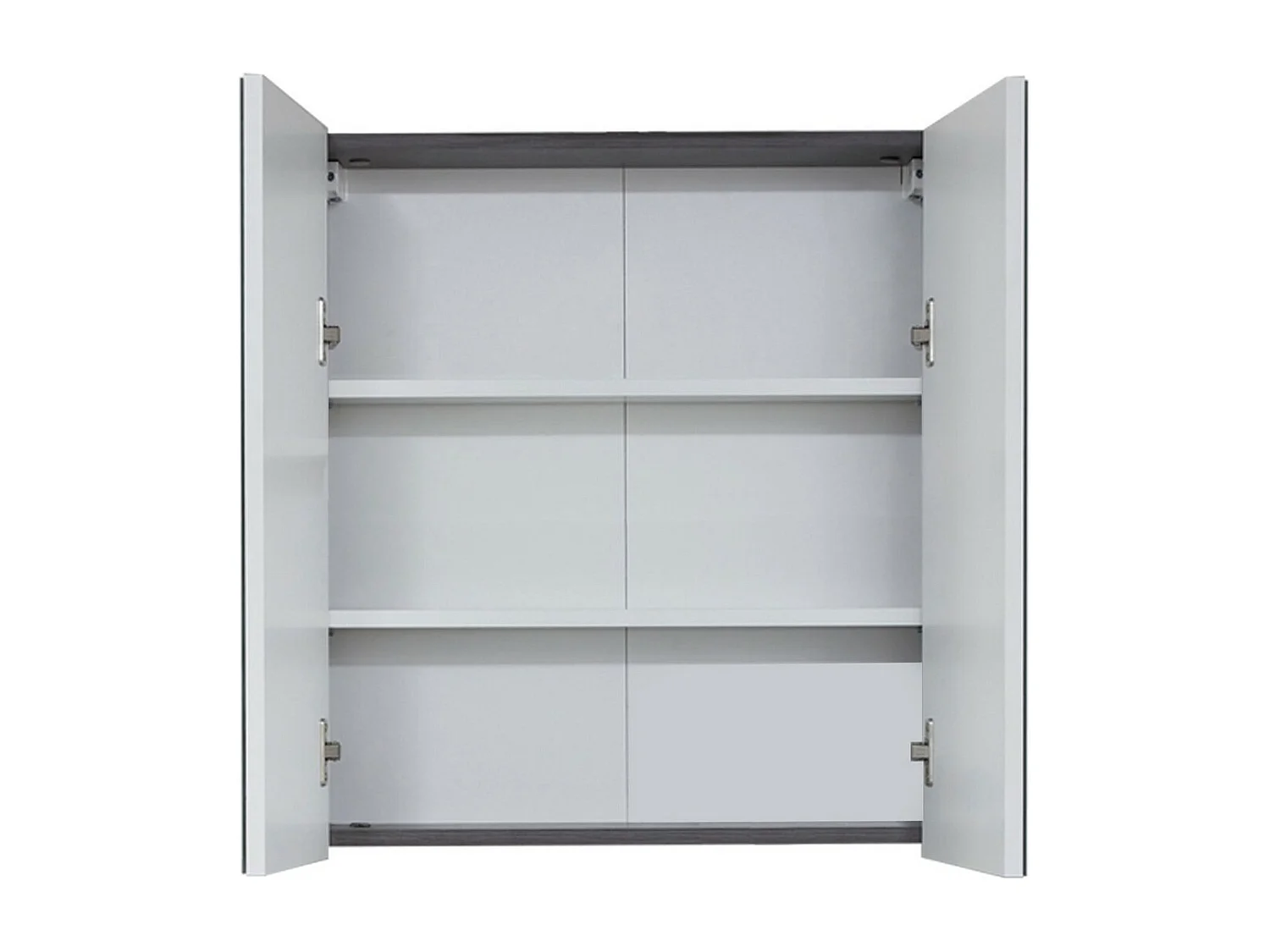 Armoire Murale de Salle de Bain avec Miroir Line 1, Blanc, 60x18x67 cm, Seven Design