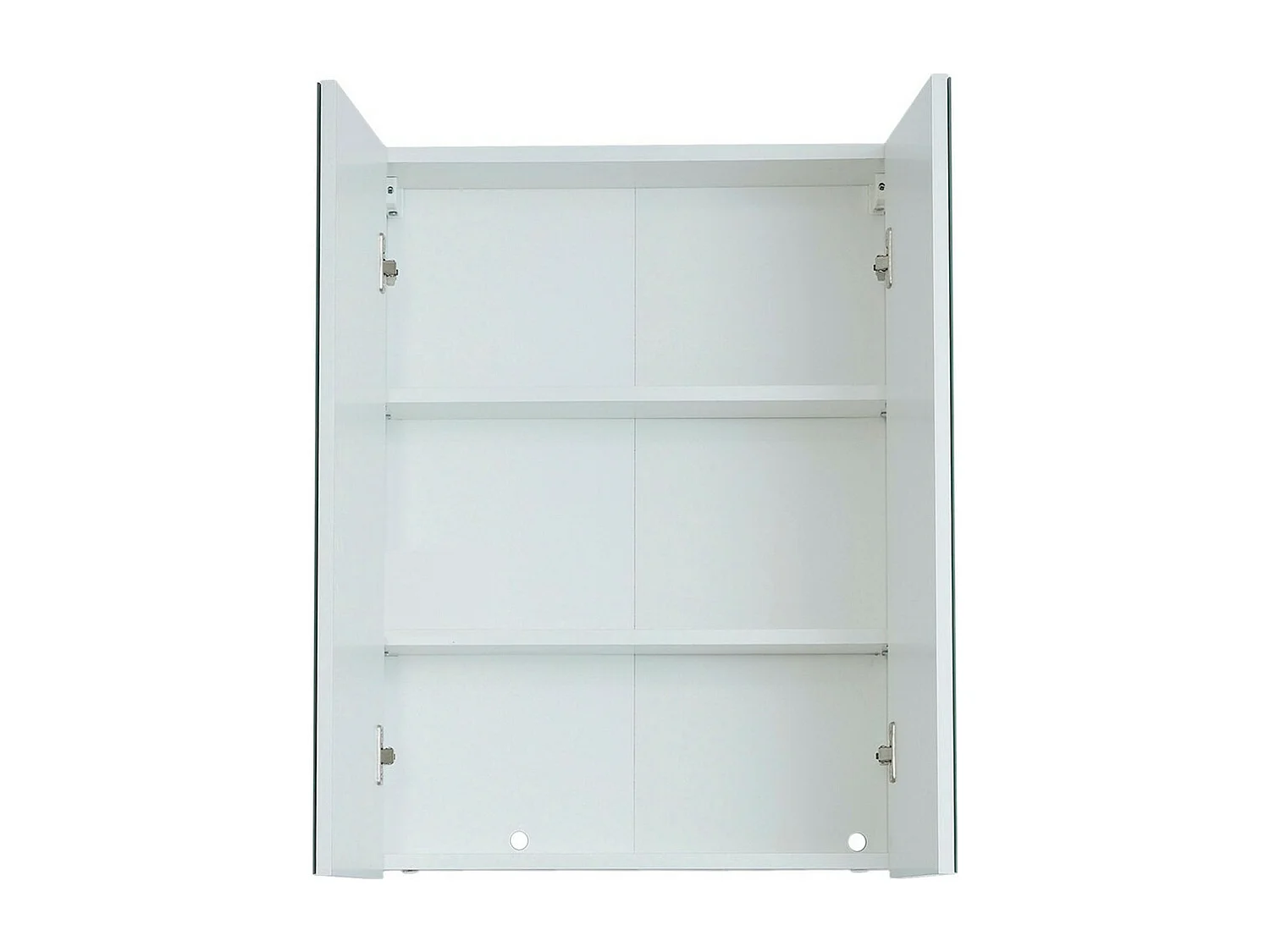 Armoire Murale de Salle de Bain avec Miroir Line, Blanc, 60x18x67 cm, Seven Design