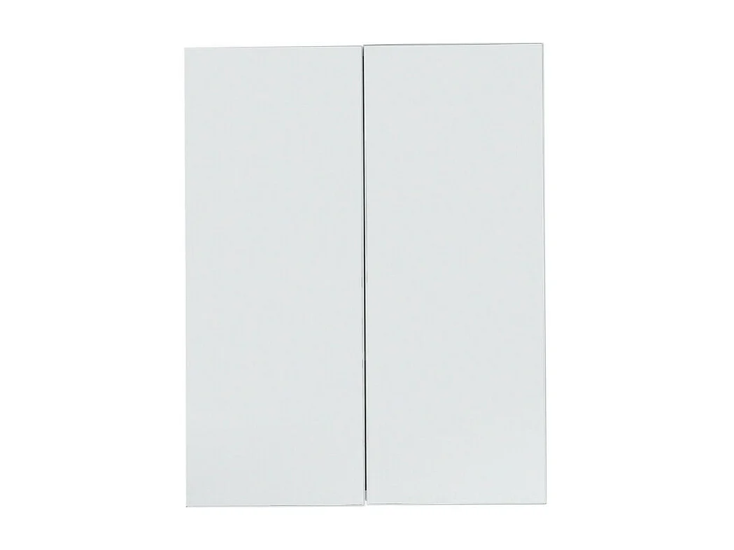 Armoire Murale de Salle de Bain avec Miroir Line, Blanc, 60x18x67 cm, Seven Design