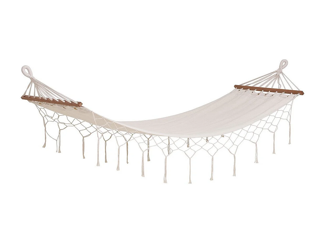 Hamak Edessa, Biały, 80x200x3 cm, Seven Design