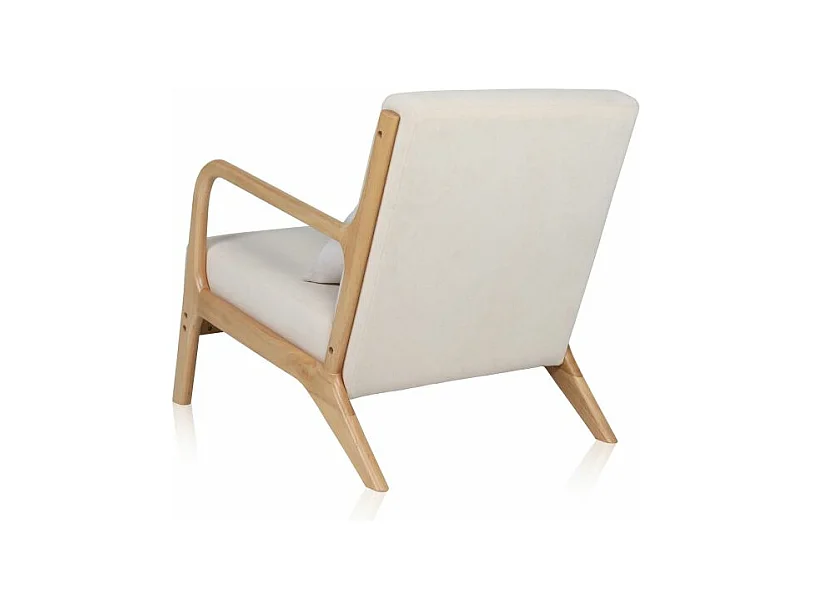 Butaca Elka Beige - Madera natural