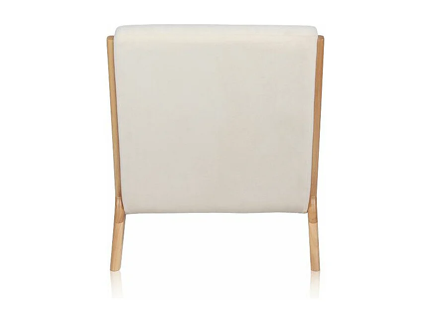 Butaca Elka Beige - Madera natural