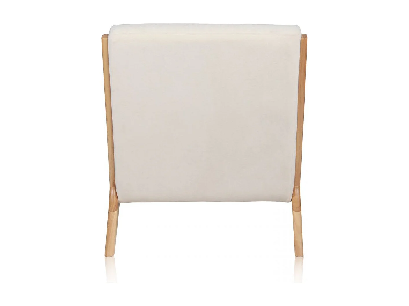 Butaca Elka Beige - Madera natural