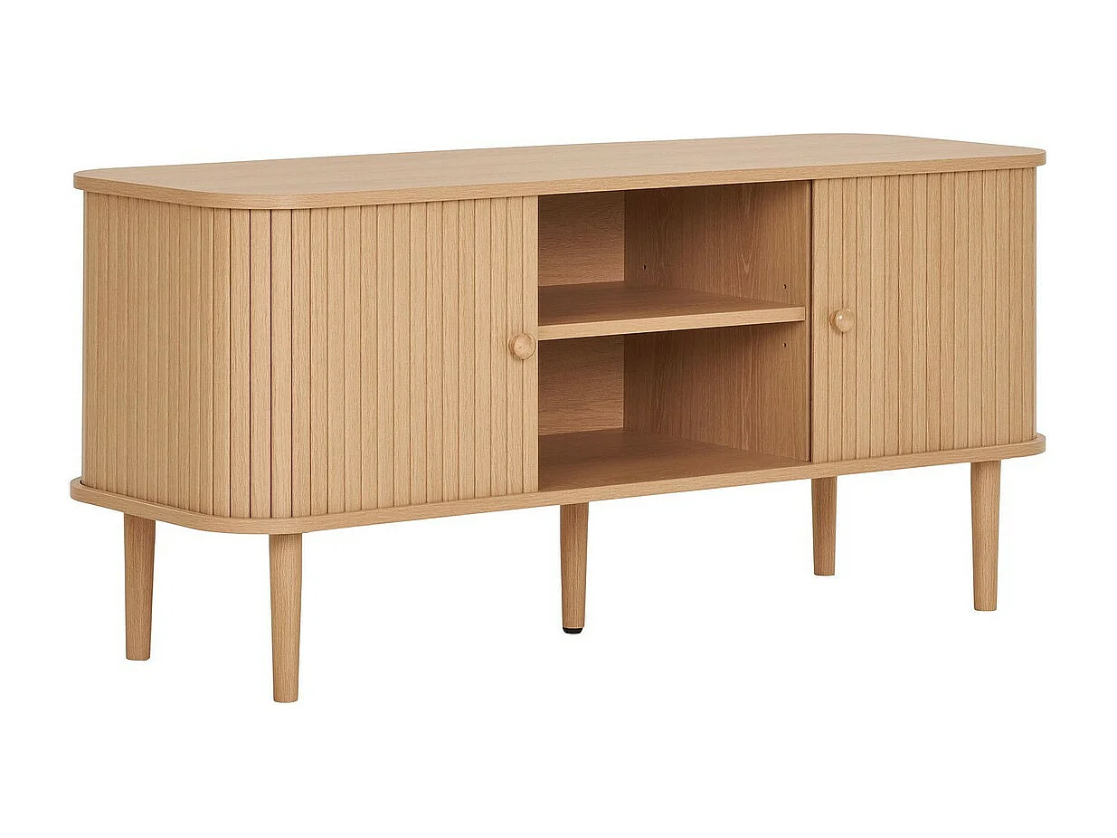 TV-Meubel Nikko, Bruin, 40x113x51,5 cm, Seven Design