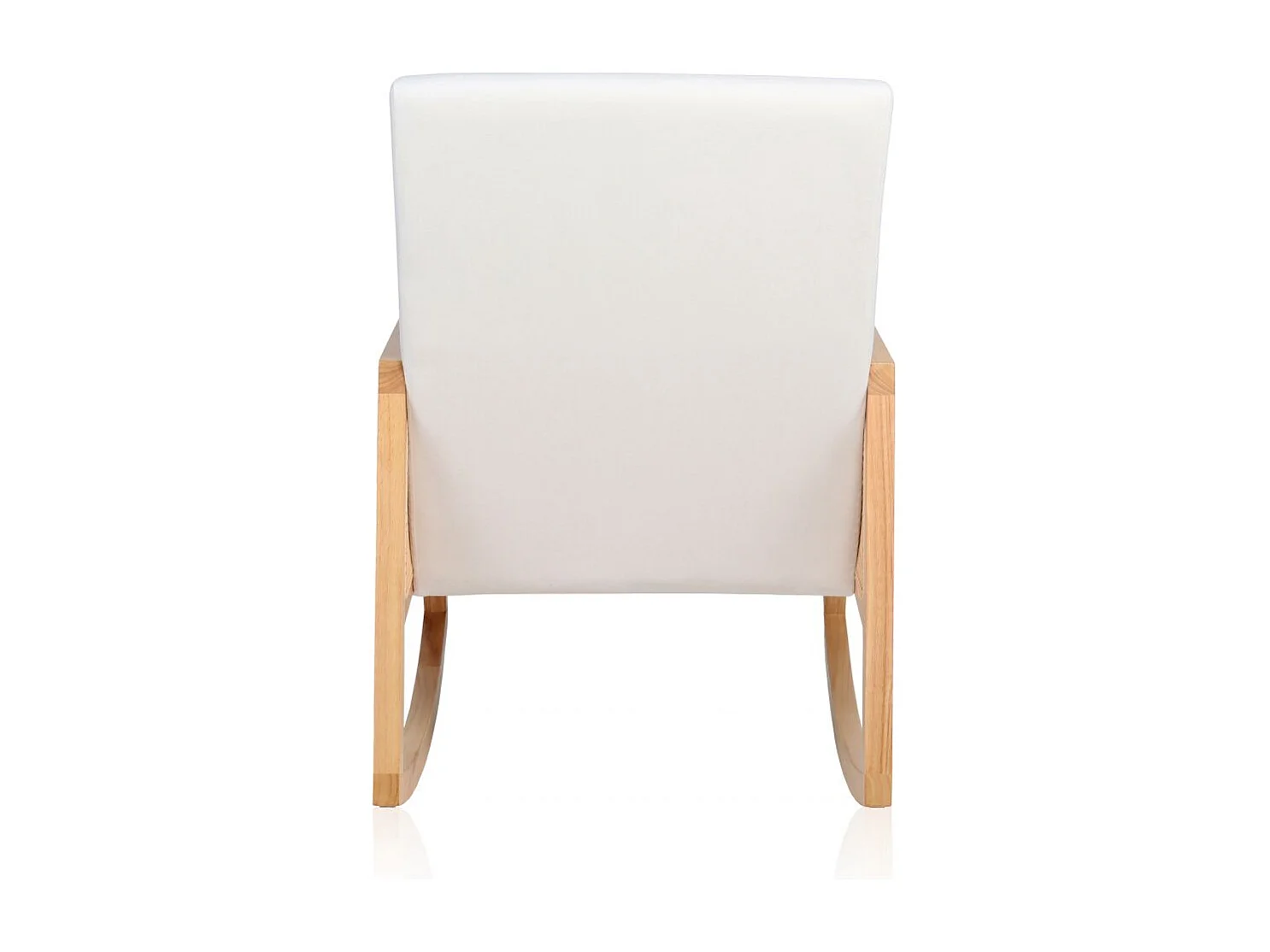 Butaca Mecedora Ember Crema - Ratán