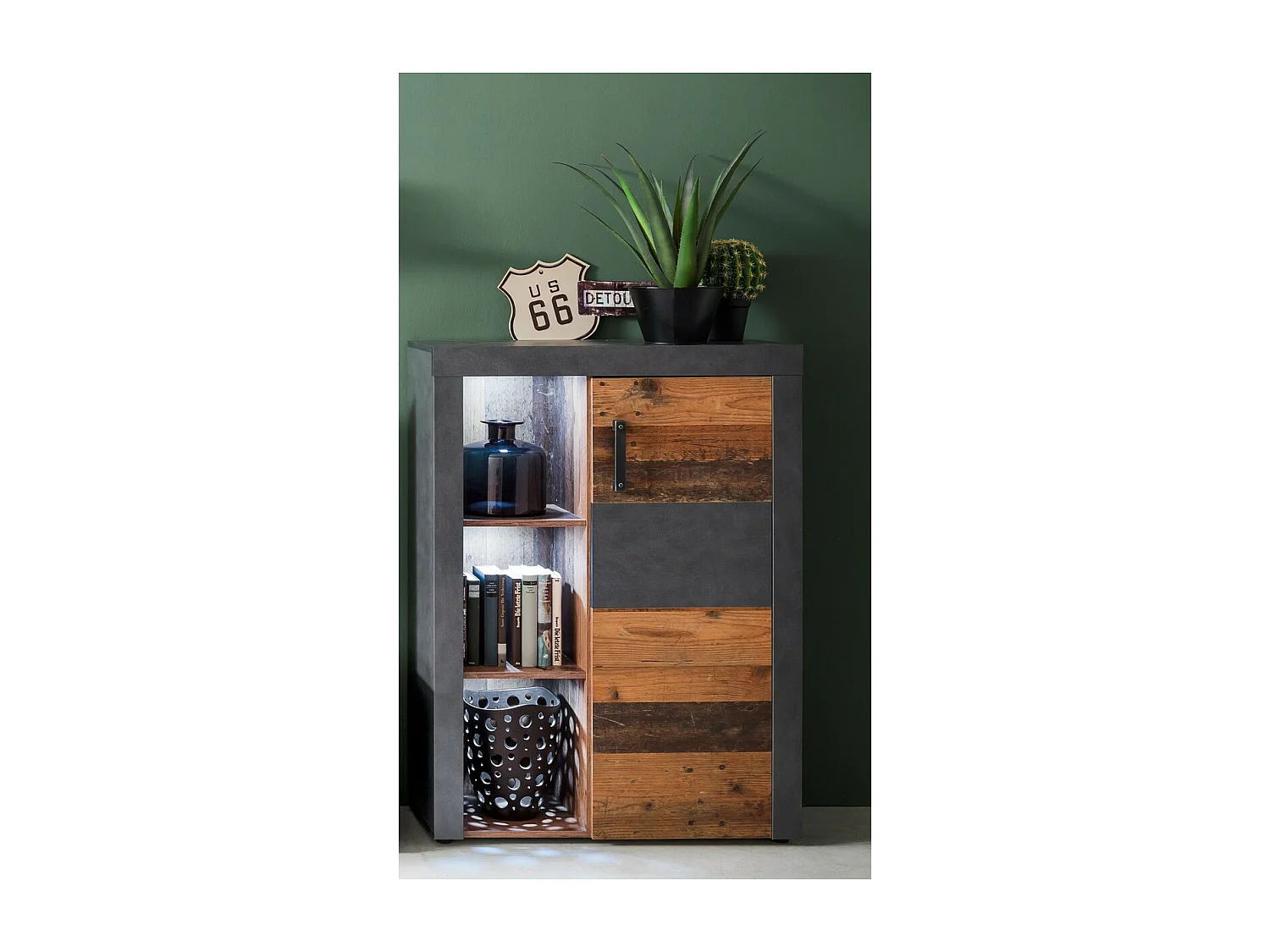 Credenza Indy, Marrone, 87x118x34 cm, EPIKASA