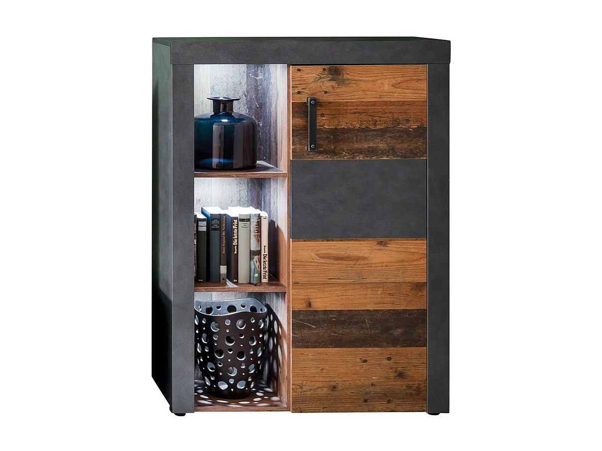 Buffet Indy, Marron, 87x118x34 cm, Seven Design