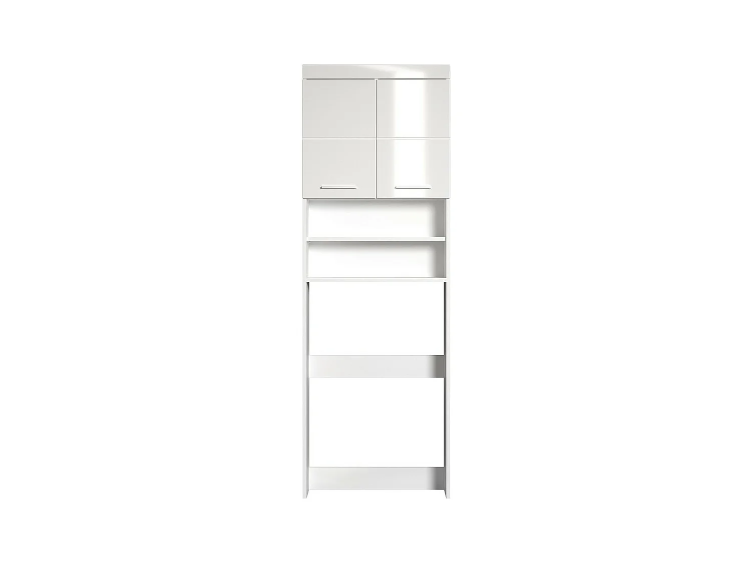 Meuble pour Machine à Laver Amanda, Blanc, 63x187x24 cm, EPIKASA