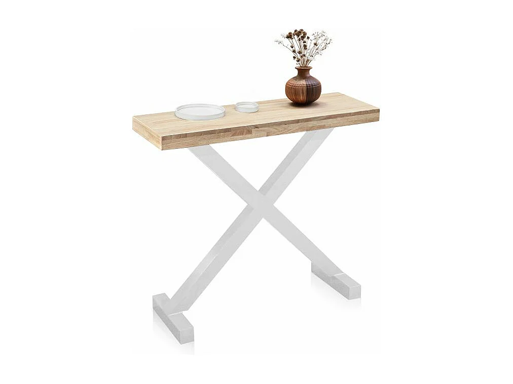 Recibidor consola Xeon Roble salvaje - Blanco