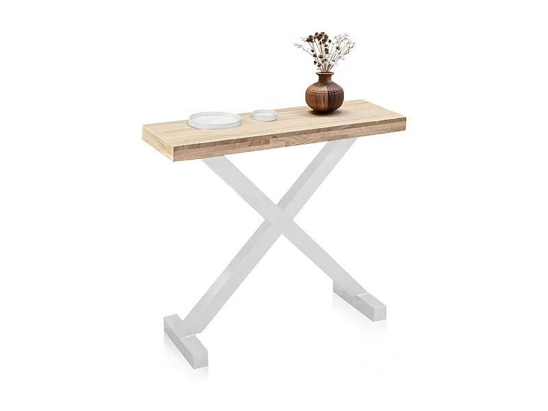 Recibidor consola Xeon Roble salvaje - Blanco