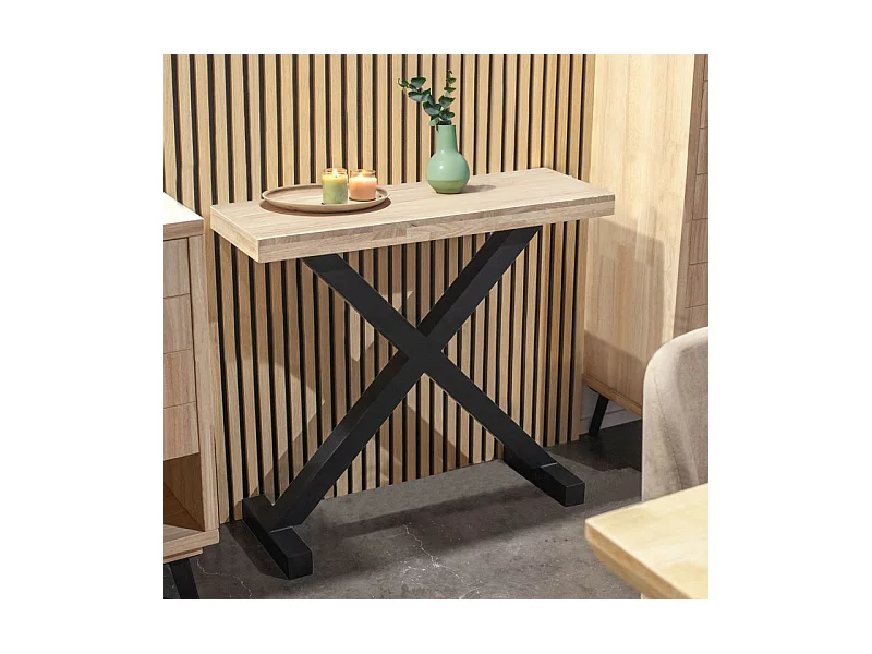 Recibidor consola Xeon Roble salvaje - Negro