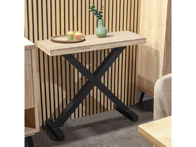 Recibidor consola Xeon Roble salvaje - Negro