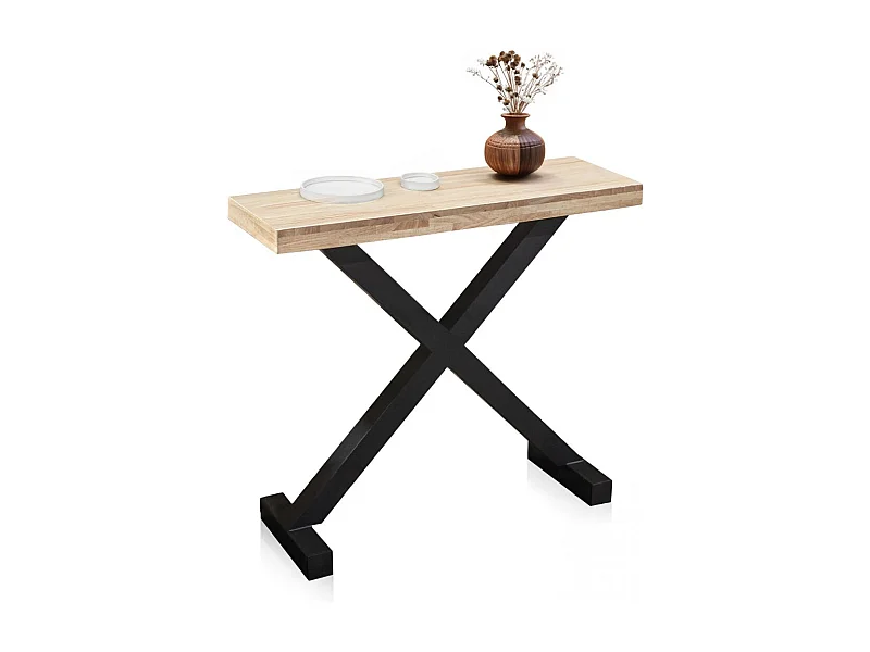 Recibidor consola Xeon Roble salvaje - Negro