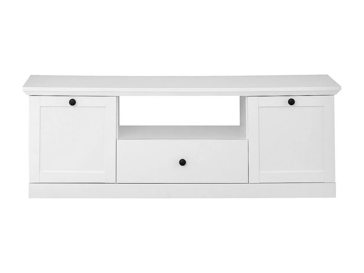 Mobile Porta Tv Brandson, Bianco, 139x49x41 cm, EPIKASA