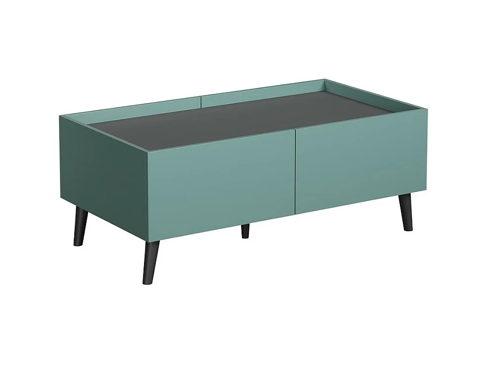 Table d'Appoint Melton, Bleu, 110x44x60 cm, Epikasa