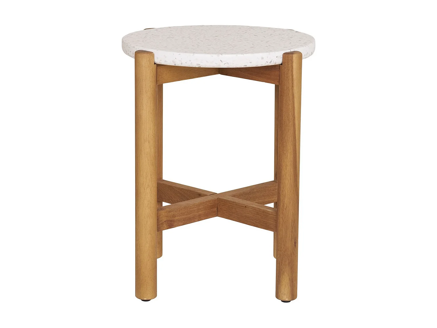 Table d'Appoint Terracina, Marron, 37x37x46 cm, Seven Design