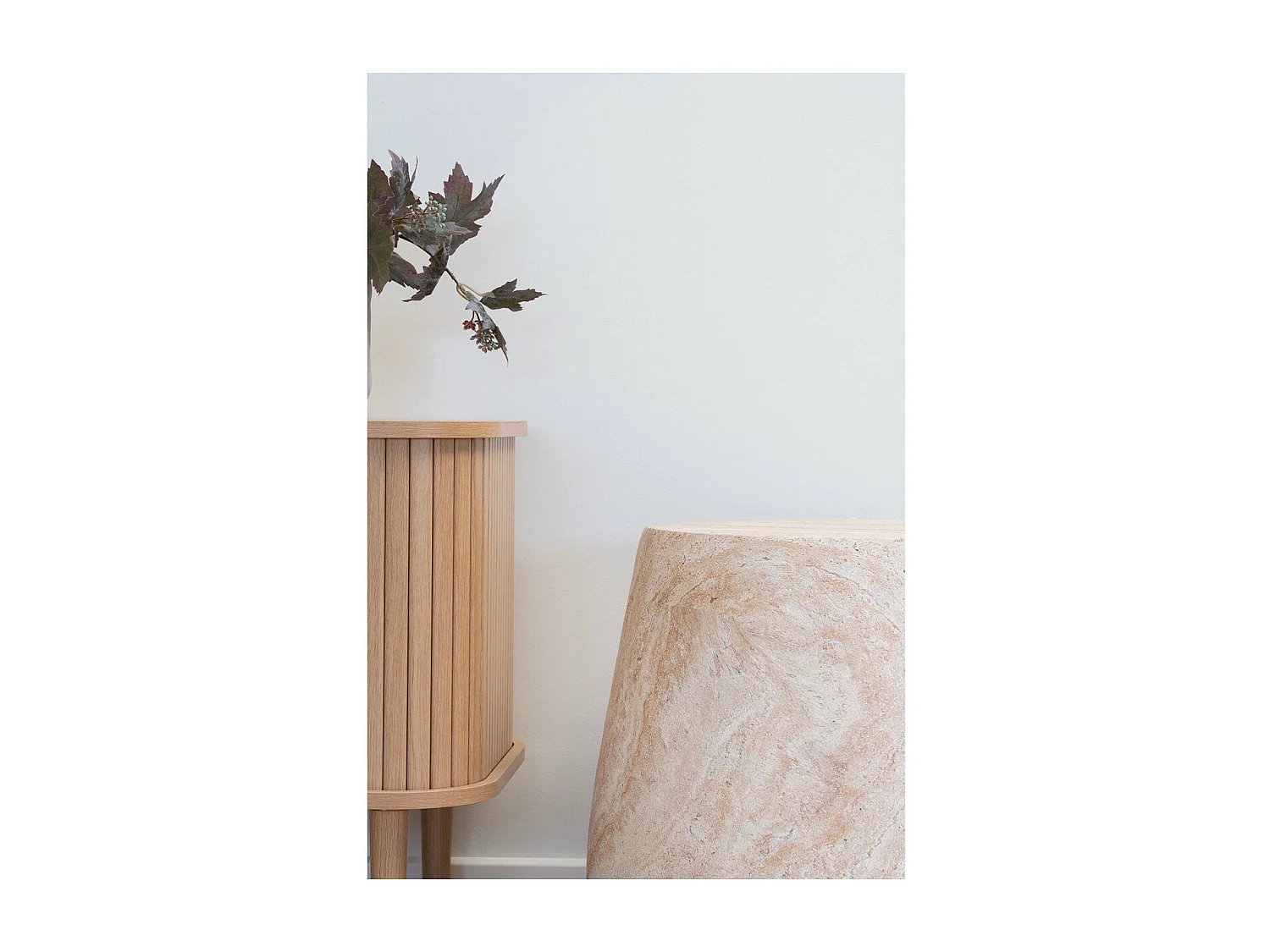 Table d'Appoint Bonn, Beige, 47,5x47,5x41 cm, Seven Design