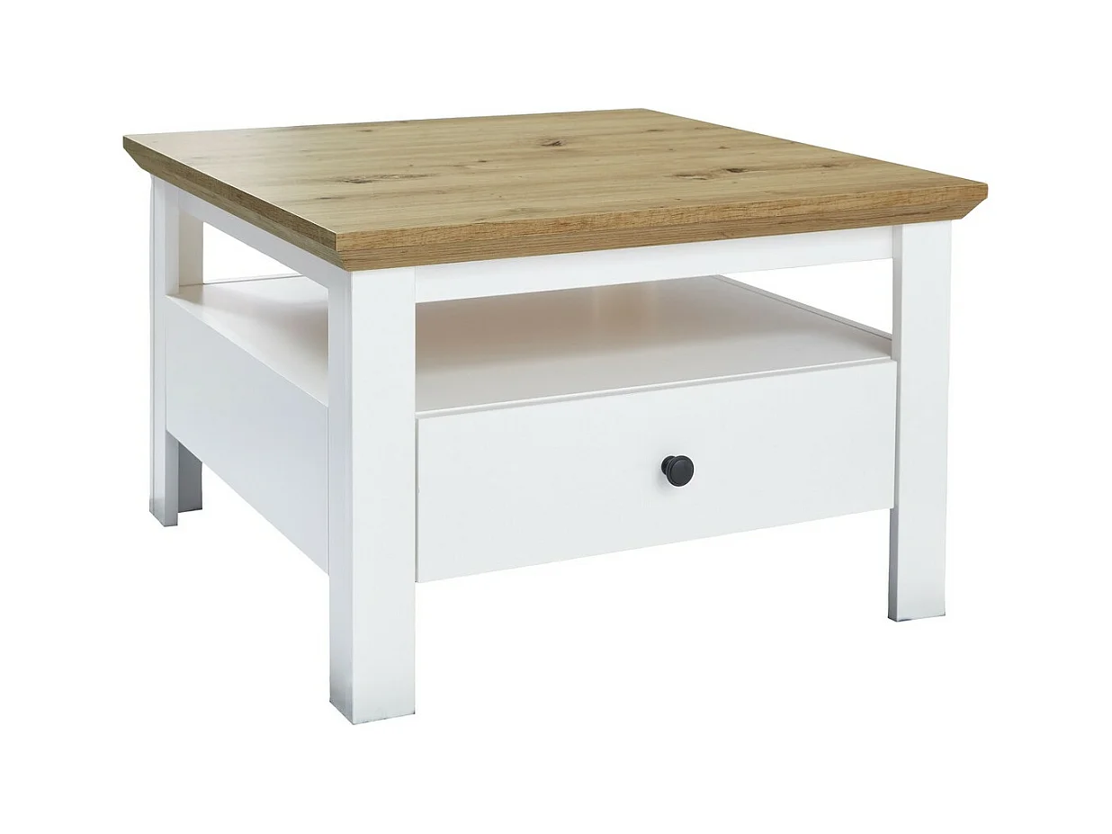 Table d'Appoint Universe, Blanc, 70x46x70 cm, Epikasa
