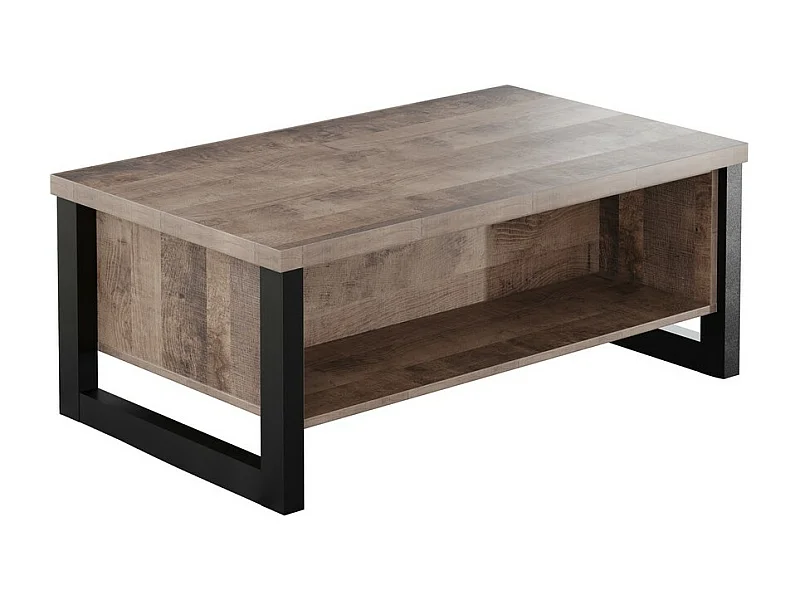 Koffietafel Emile, Bruin, 110x45x65 cm, Epikasa