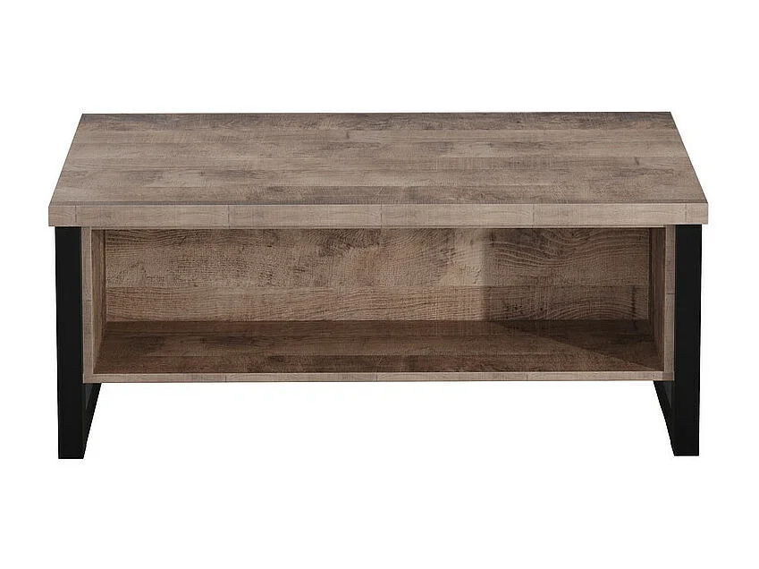 Table d'Appoint Emile, Marron, 110x65x47 cm, Seven Design