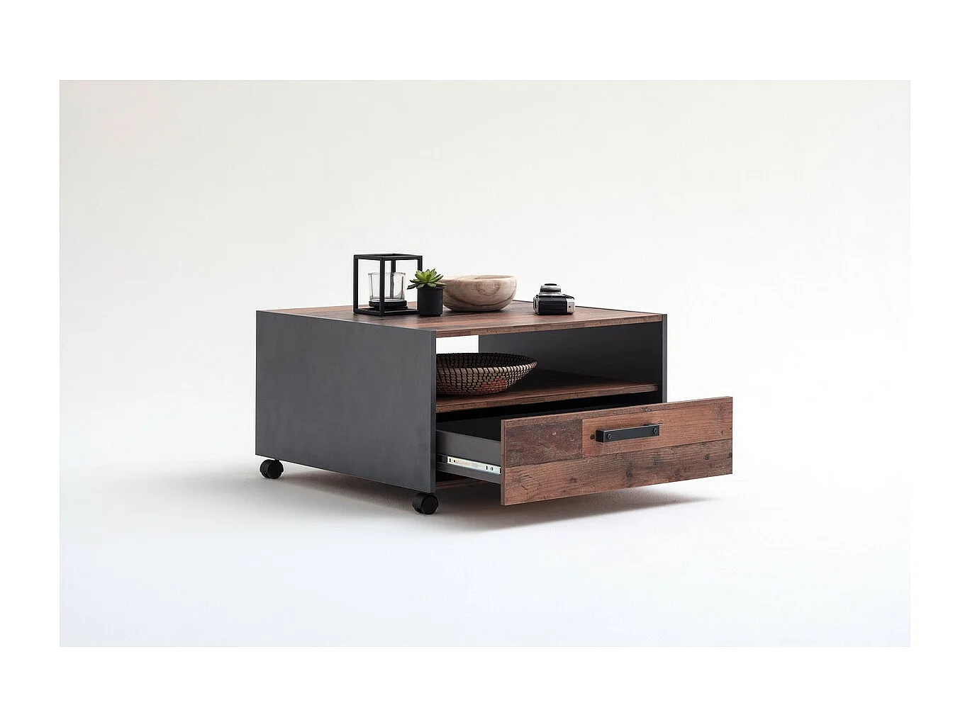 Koffietafel Universe, Bruin, 70x41x70 cm, Epikasa