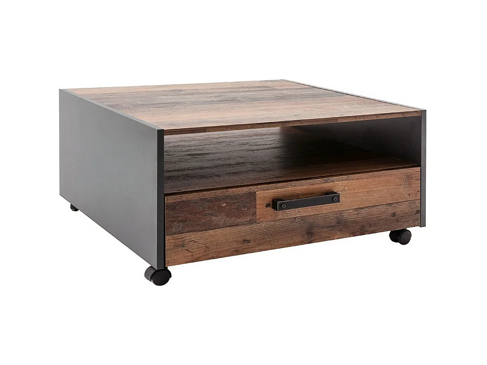 Table d'Appoint Universe, Marron, 70x41x70 cm, Epikasa