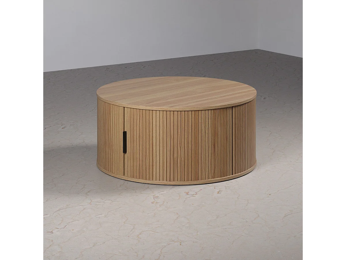 Koffietafel Ronin, Bruin, 80x80x36 cm, Seven Design