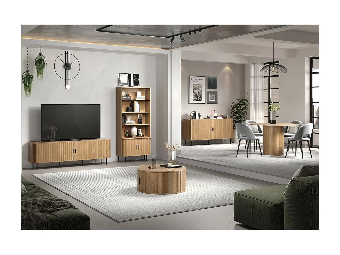 Koffietafel Ronin, Bruin, 80x80x36 cm, Seven Design