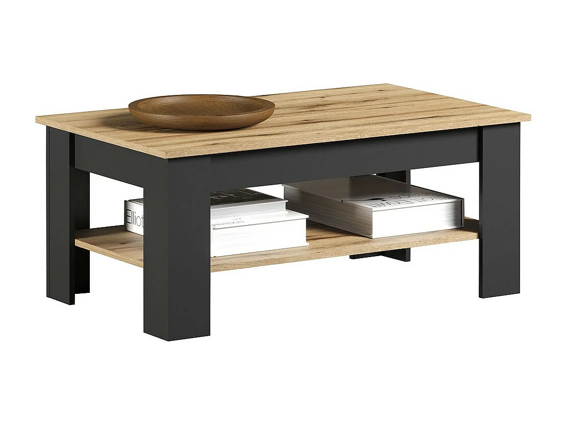 Koffietafel Universe, Antraciet, 110x47x65 cm, Epikasa