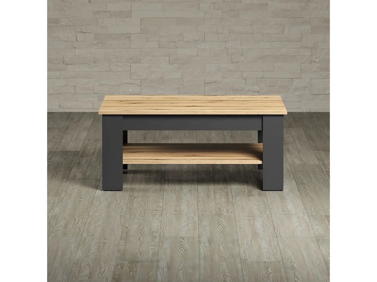 Table d'Appoint Universe, Anthracite, 110x65x47 cm, Seven Design