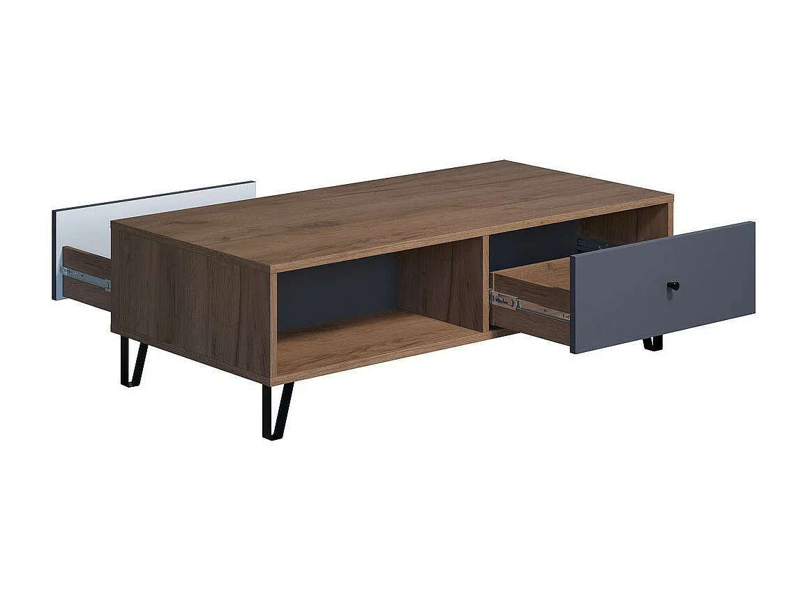 Mesa de Centro Montez, Gris, 110x37x60 cm, Seven Design