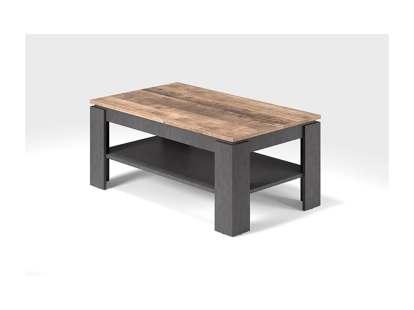 Table d'Appoint Universe, Gris, 110x65x47 cm, Seven Design
